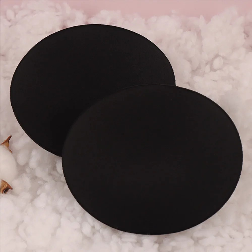 High Quality Oval Thin Ventilate Skin Black Sponge Chest Pad Women Swimsuit Yoga Bikini Wedding Dress Underwear Insert Bra