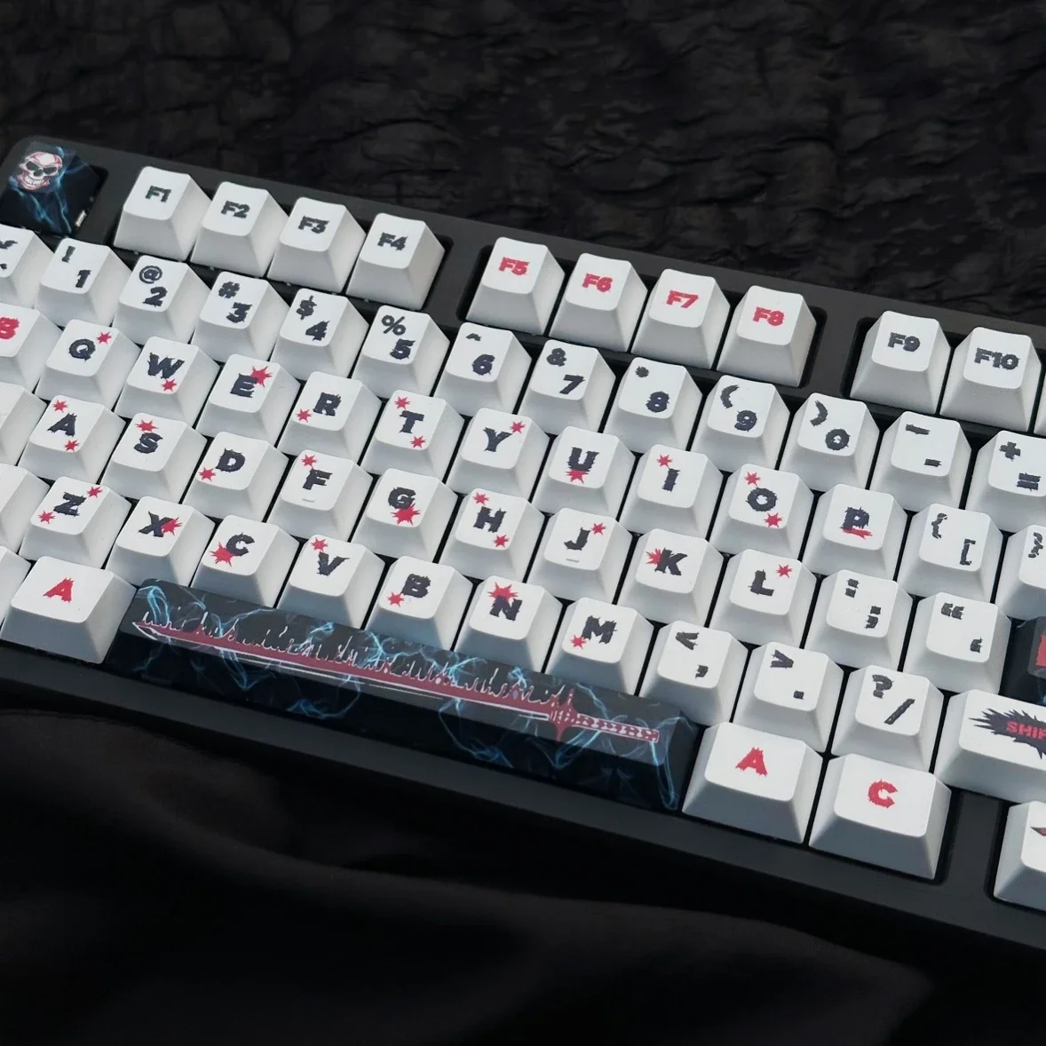 

Original factory height small full set, sublimation process PBT material keycap