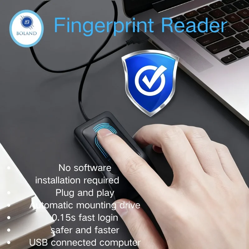 

Вход за отпечатками пальцев, биометрический ключ безопасности, безопасный вход в сборе, USB-считыватель, модуль сканера, устройство для Windows 10, 11, Hello, биометрический