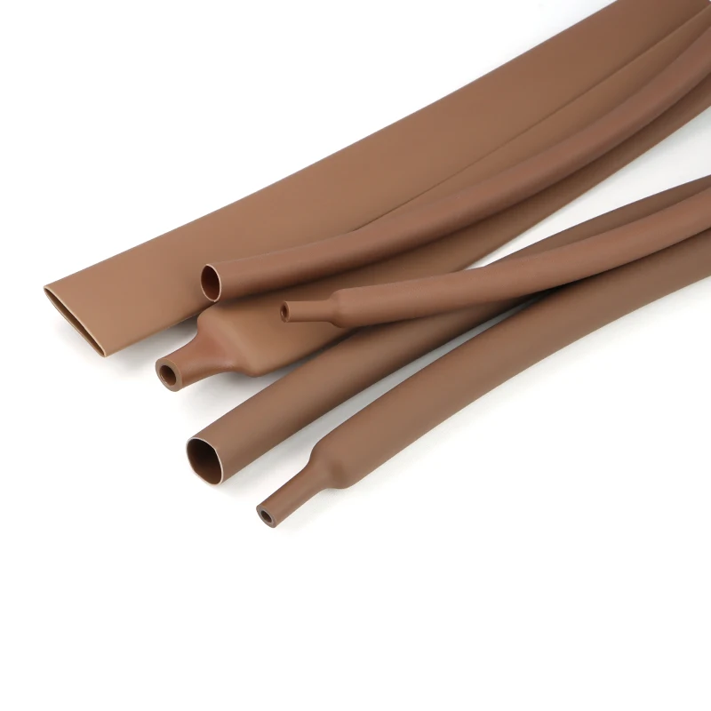 3:1 نسبة الانكماش ثلاثة ألوان قطر 1.6/2.4/3.2-39 مللي متر كابل مقاوم للماء جدار مزدوج أنابيب الانكماش الحراري مع غراء مانع التسرب #6