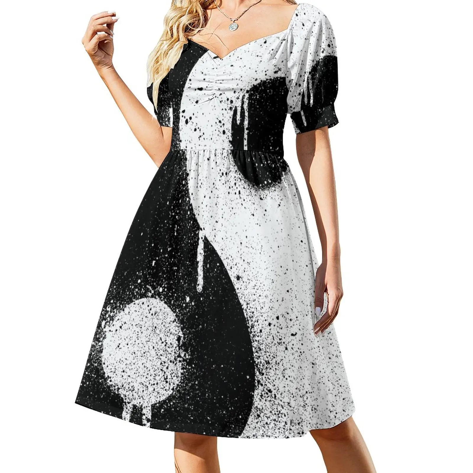 

Graffiti Zen Master - Spray paint yin yang Dress wedding dresses for parties women's evening dresses 2023