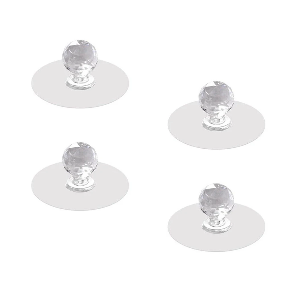 

Handle Door Handles Cabinet Door Handle Door Handles Transparent 1.97X1.97X0.90 Inch Cabinets For Drawer Glass Cabinets