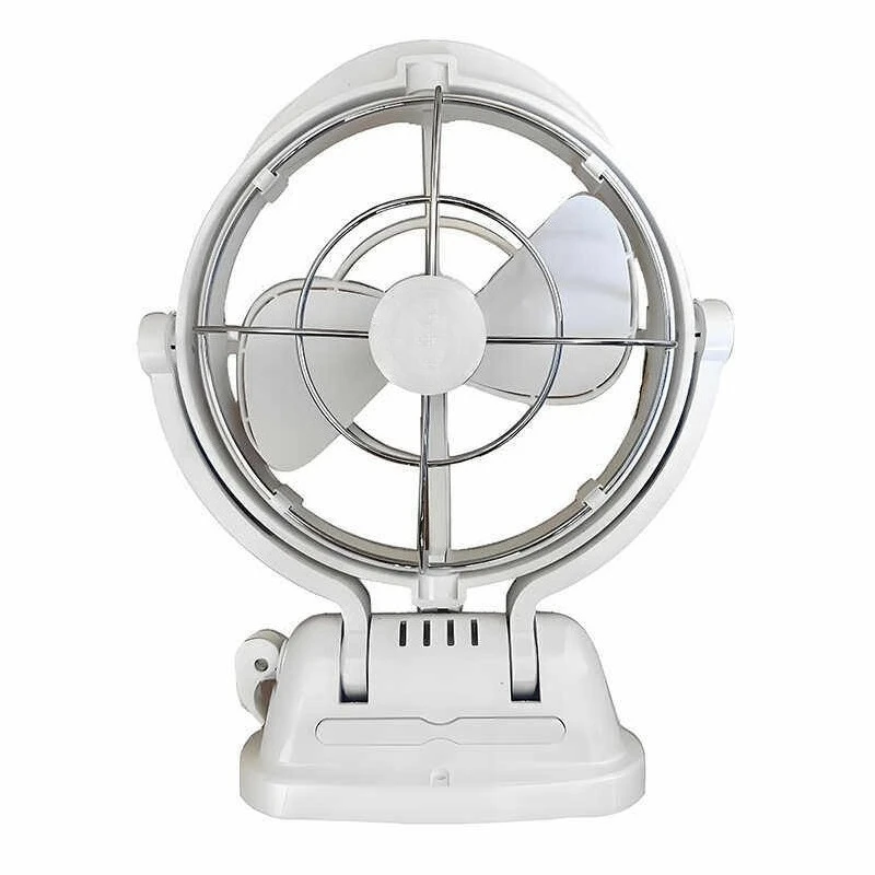 12V/24V RV Ceiling Fan with Remote - Oscillating High Airflow Exhaust Vent for Camper Van & Car