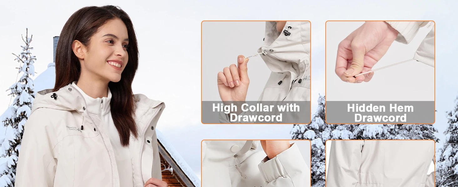 adjustable windproof details
