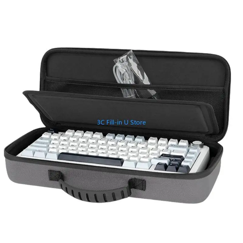 G8TA 75% Mechanische Tastaturen, Hard Shell Eva -Reisetasche für 84key Gaming -Keyboards