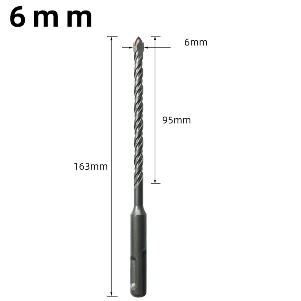 Imagem -02 - Broca de Haste Carbide Drill Perfuração para Metal Cerâmica Madeira Triângulo Plástico Azulejo Porcelana mm mm 10 mm