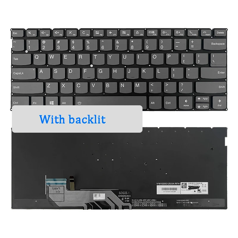 New ORIGINAL Laptop Keyboard FOR Lenovo IdeaPad 730S-13IML YOGA S730-13IWL S730-13IML