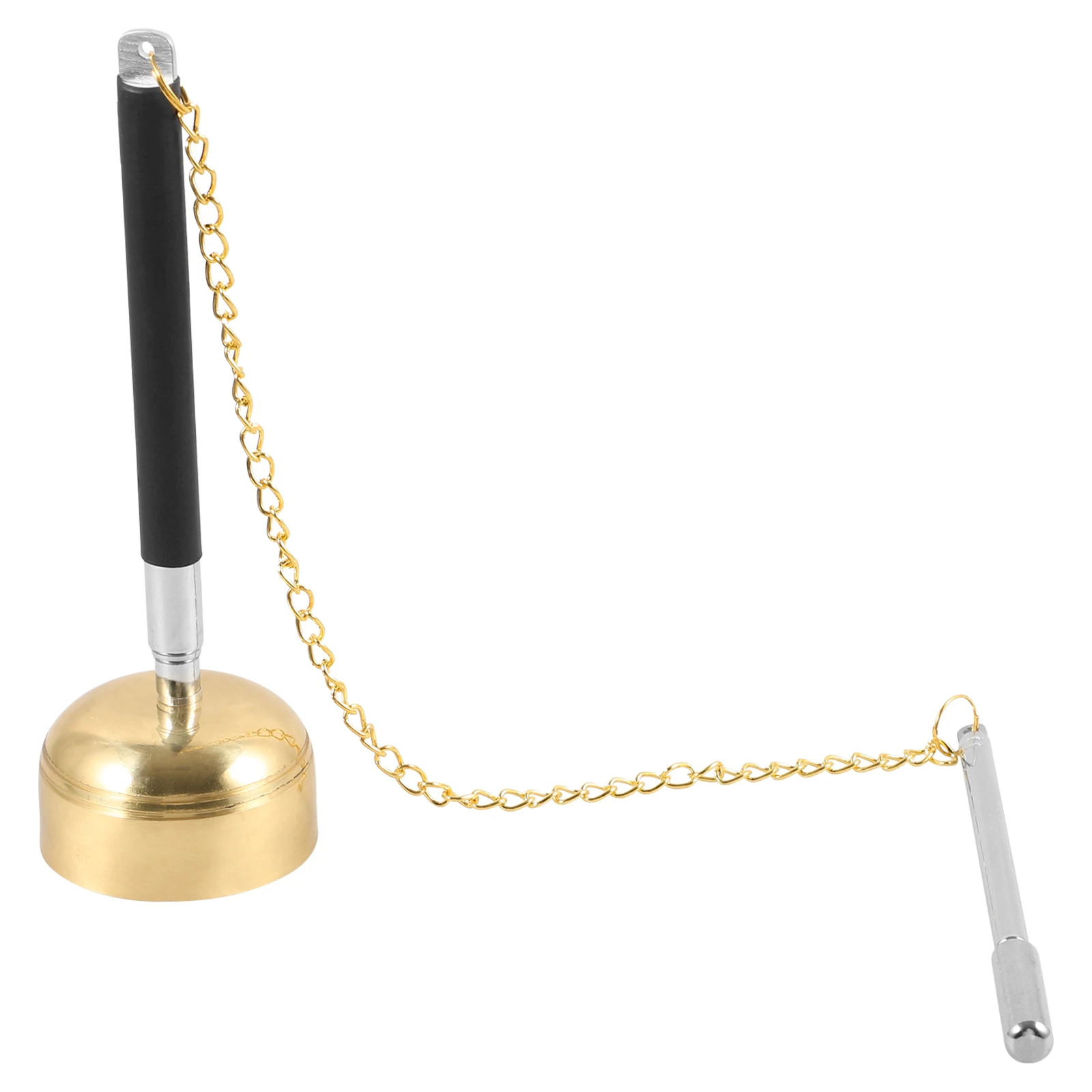 

Brass Hand Bell Copper Prayer Percussion Instrument Gong Desk Call Portable Handheld Music Traditional Buddhism Copper