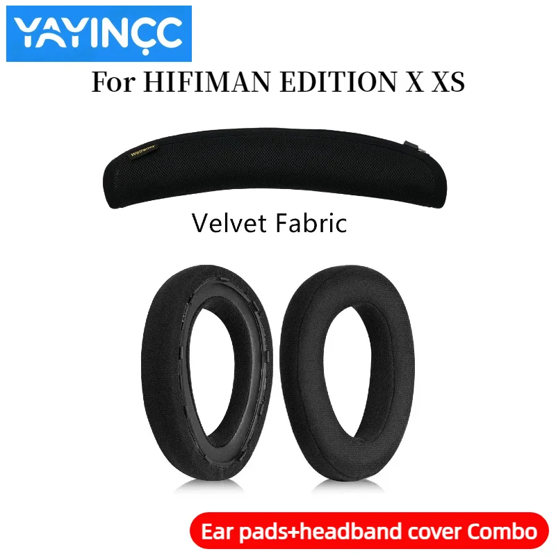 YAYINCC 交換用シープスキンイヤーパッド + ジッパーヘッドバンドカバーコンボ HIFIMAN EDITION X XS ANANDA HE1000SE ARYA ヘッドフォン用