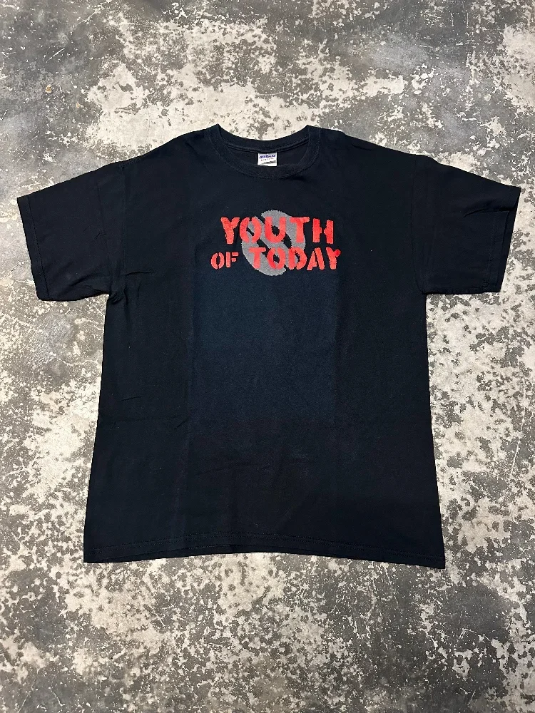 

Винтажная футболка с круглым вырезом с круглым вырезом и принтом на спине, размер L, черный цвет