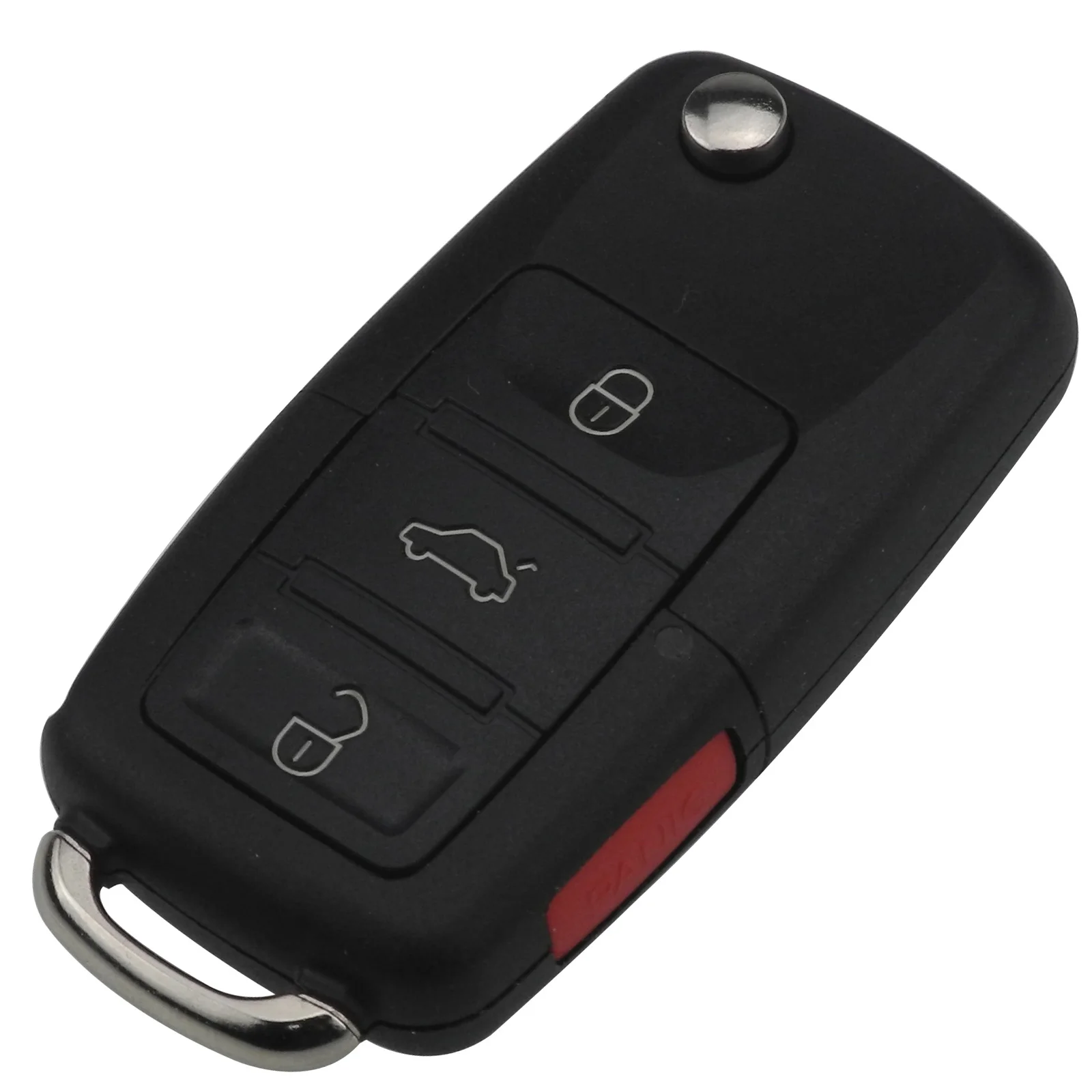 jingyuqin 2/3/4 Przyciski Do VW Volkswagen Golf Passat Polo Jetta Touran Bora Sharan Fob Flip RemoteCar Key Shell Zamiennik