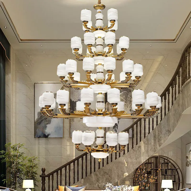 

Empty chandelier, loft, villa, duplex, high ceiling