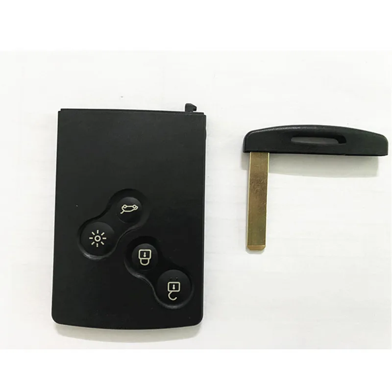 1/3/5pcs 4 button remote key card keyless smart key 433mhz 4A PCF7945 chip 7945 for Renault Clio 4 Key captur key After 2013