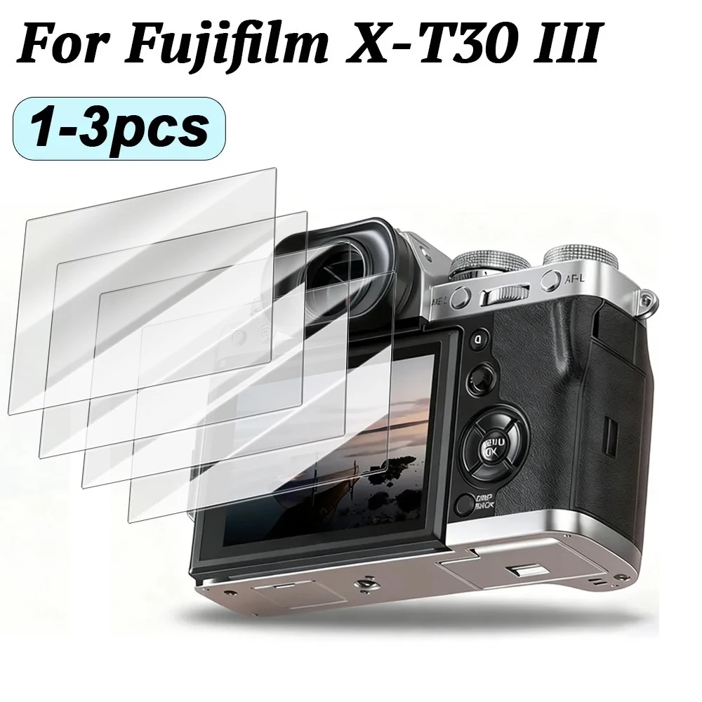 1-3 pces para fujifilm X-T30 iii protetor de tela vidro temperado 9h dureza anti risco hd claro cobertura completa proteção lcd