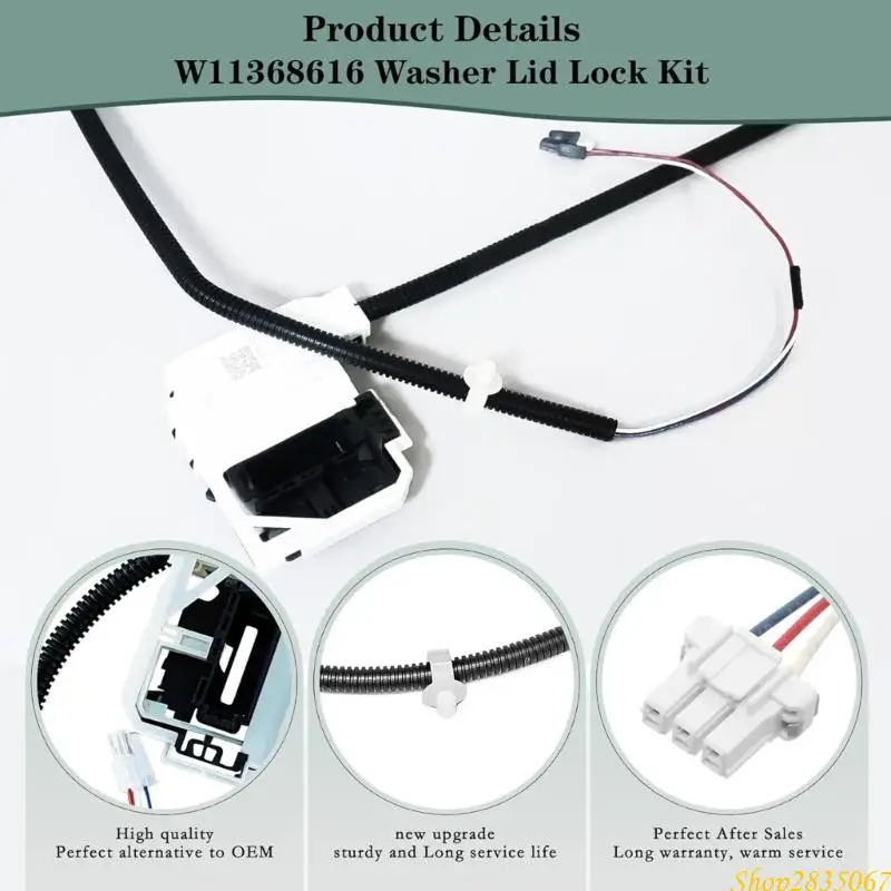 Washer Lid Lock Switches Clothes Washer Lid Lock Service Replacement WH08X32657 Washer Lid Lock Asembly Easy to Use 831F
