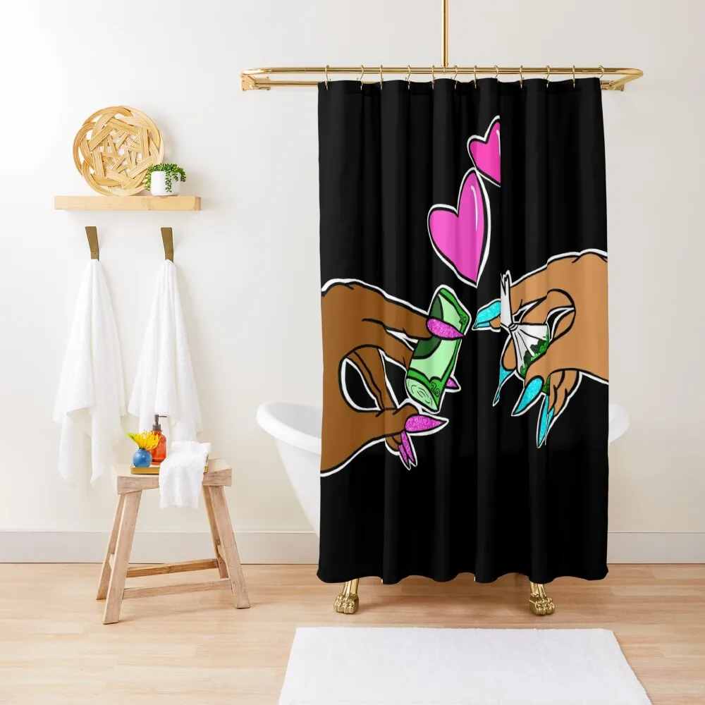 

Plug Love Shower Curtain Shower For Bathroom Bathroom Shower Set Cute Funny Curtain