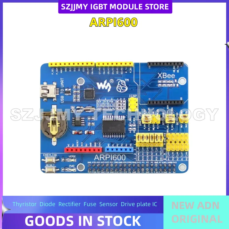 

Raspberry Pi 4B Sensor Expansion Board Supports XBEE Module Compatible with Arduino ARPI600 NEW ORIGINAL IN STOCK