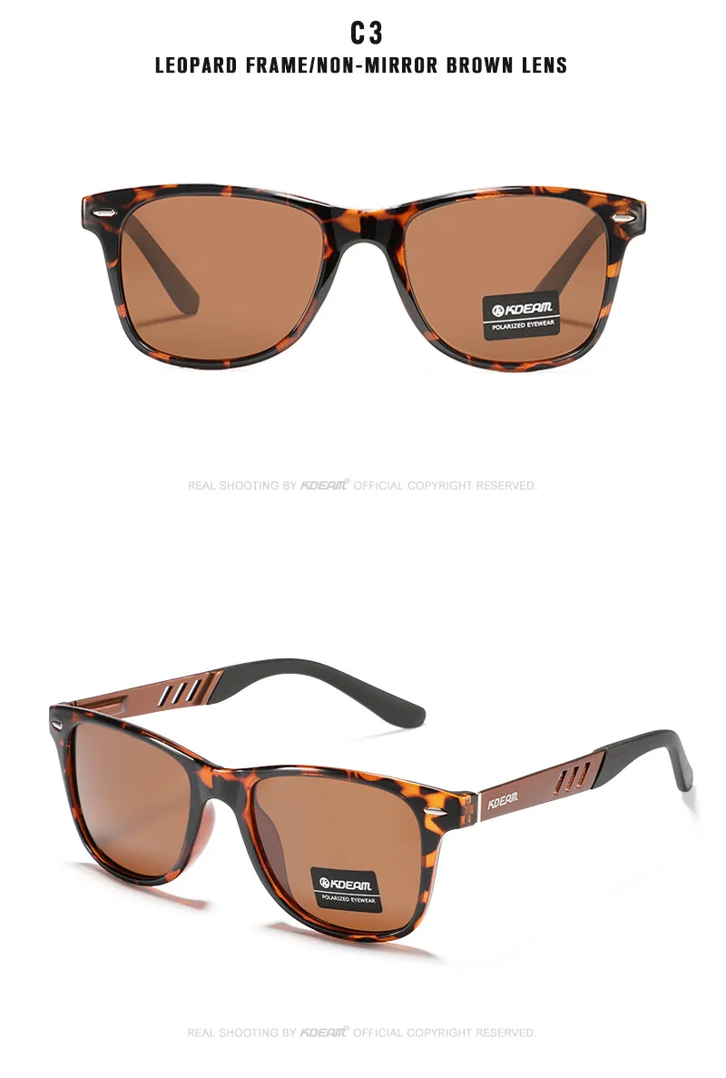 KDEAM Aluminium Magnesium Polarisierte Myopie Sonnenbrille Männer Frauen Fahren Brillen Outdoor Casual UV400 -0,50 bis -6,00 – Detail 11