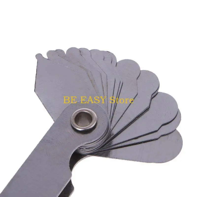 E28F Radius-meter 32 stks/Set R1-6.5A7C10 roestvrijstalen radiusmeterfiletmeter