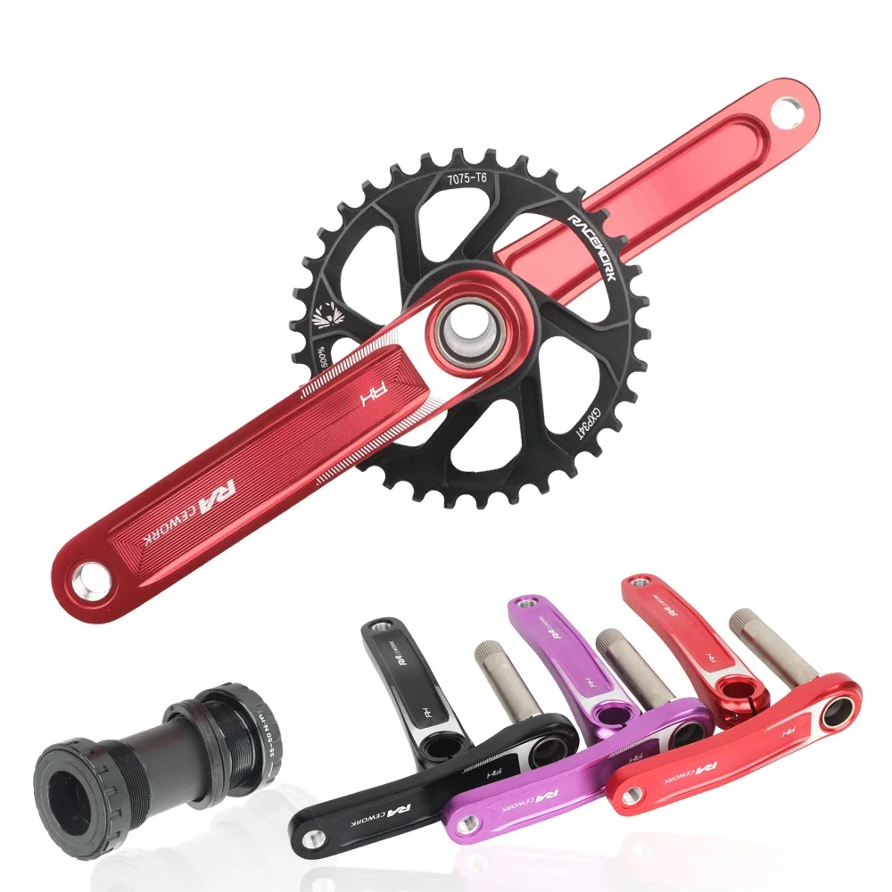 Mountain Bike Crank 170mm MTB Bicycle Crankset 3 Degree Offset 32/34/36/38T Narrow Wide Chainring For SRAM XX1 XO1 X1 GX XO GXP