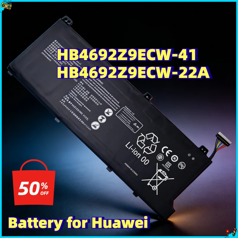 

HB4692Z9ECW-41 Laptop Battery for Huawei MateBook D14-53010TVS Magicbook 14 NBB-WAH9P NBL-WAQ9H WFH9 WFQ9 WAI9 HB4692Z9ECW-22A