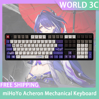 miHoYo Acheron Mechanical Keyboard Anime Honkai: Star Rail Custom Tri-Mode Wireless Bluetooth 5.0 Rgb Keyboard For Gamer