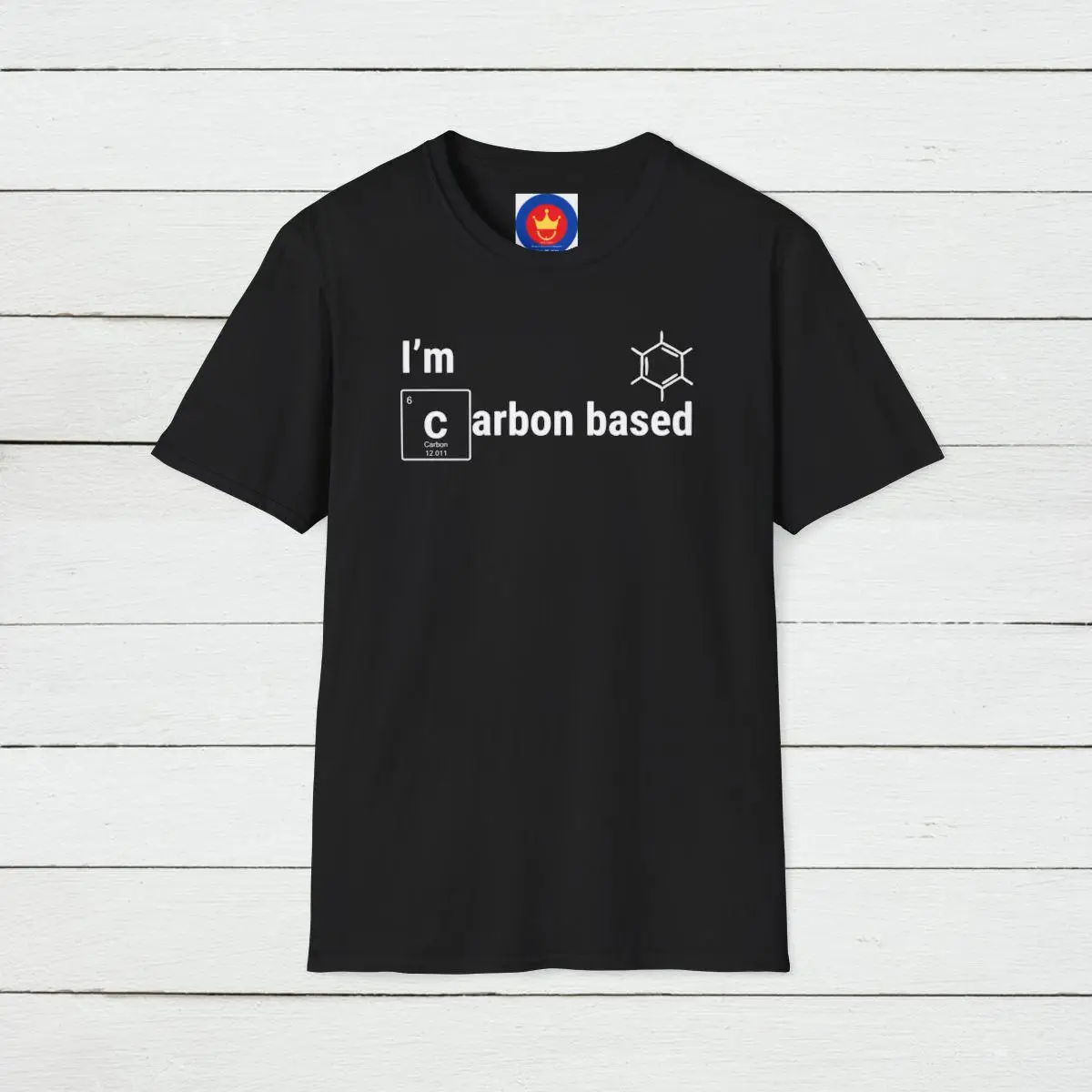 Carbon Symbol T Shirt Science Chemistry EnthusiasT Periodic Table Design STEM Inspired Apparel Geeky