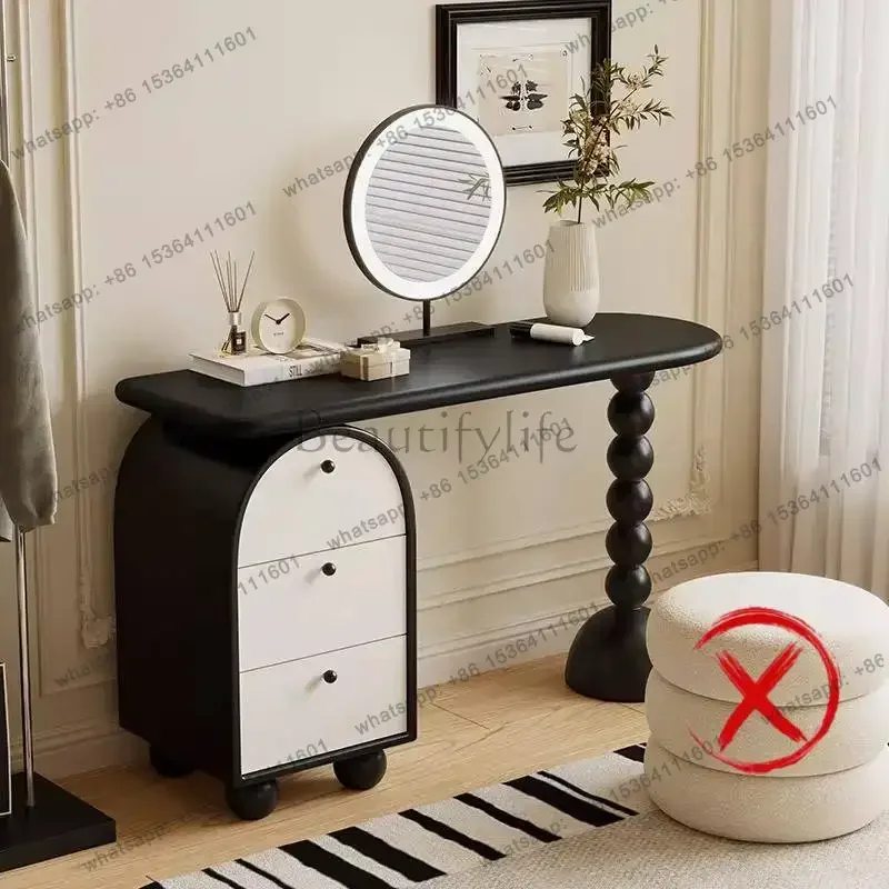 FG Jewelry Organizer Vanity Table Lights Nordic Outlet Cabinet Drawers Makeup Vanity Bedroom Girl Mirror Penteadeira Furniture