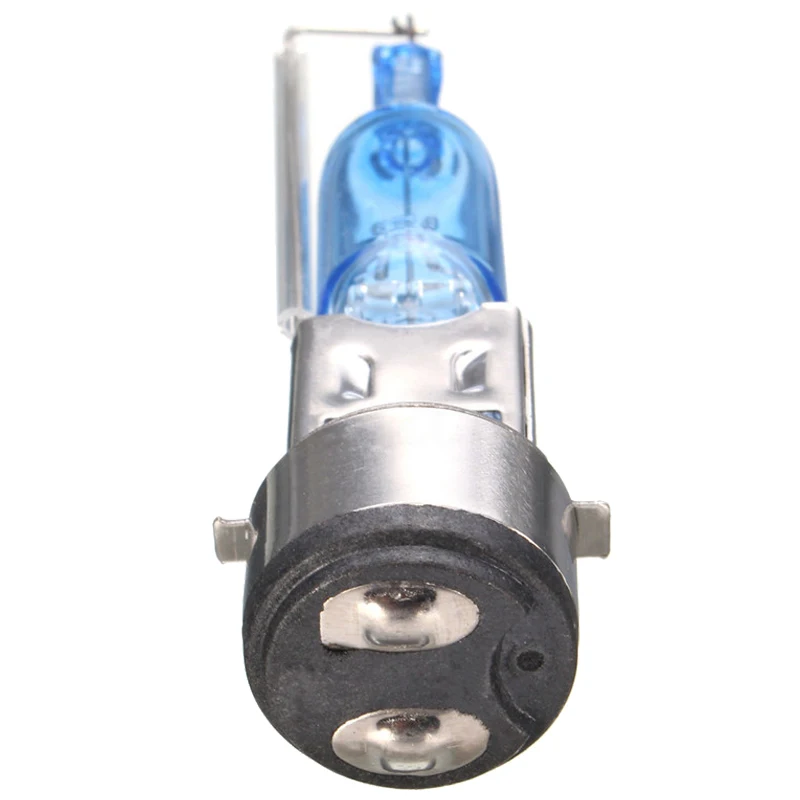 2x BA20D Natural White halogen lamp Bulb 50W 4500-5000K Car Light Lamp 12V