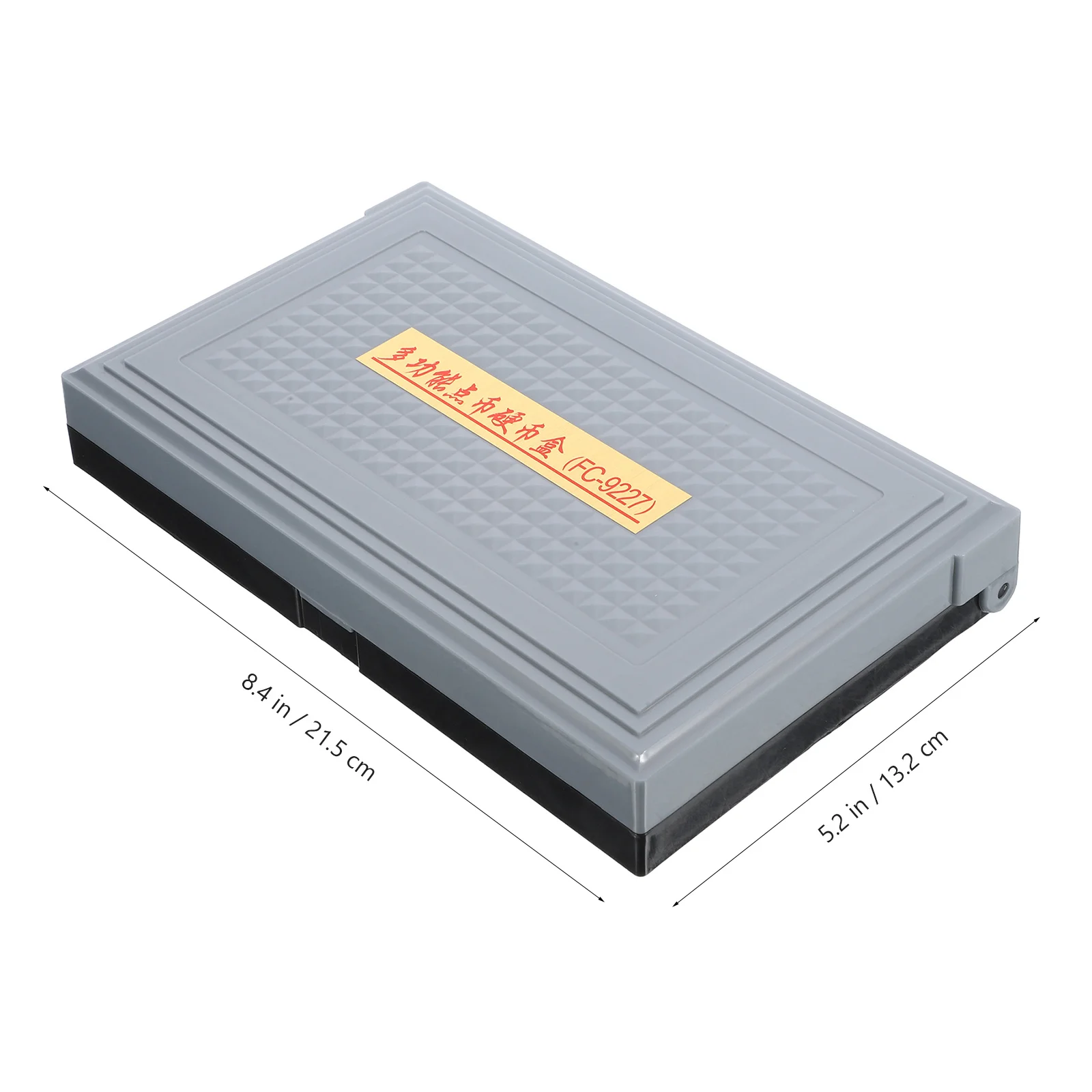 Household Coin Case Pe Material Fine Craftsmanship Long-Term Use Cashier Gift Multi-Grid Storage Box Wear-Resistant