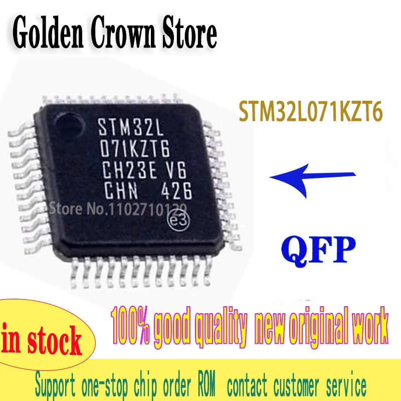 1 Teile/los STM32L071KZT6 LQFP-32 Neue Original STM32L0