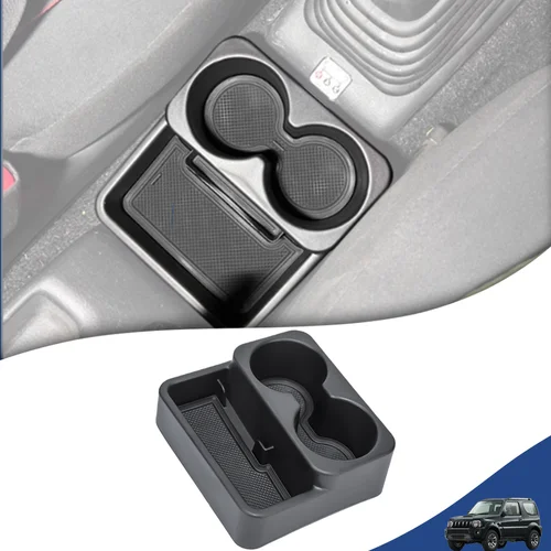 Consola central para coche, caja de almacenamiento para cambio de marchas, portavasos, bandeja organizadora, modelo MT para Suzuki Jimny JB23 JB33 JB43 1998-2018, accesorio