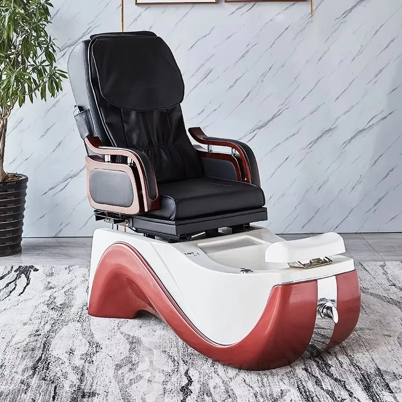 High-End Electric Foot Massage Chair Modern Design SPA Sofa Foot Bath Chair for Living Room Use