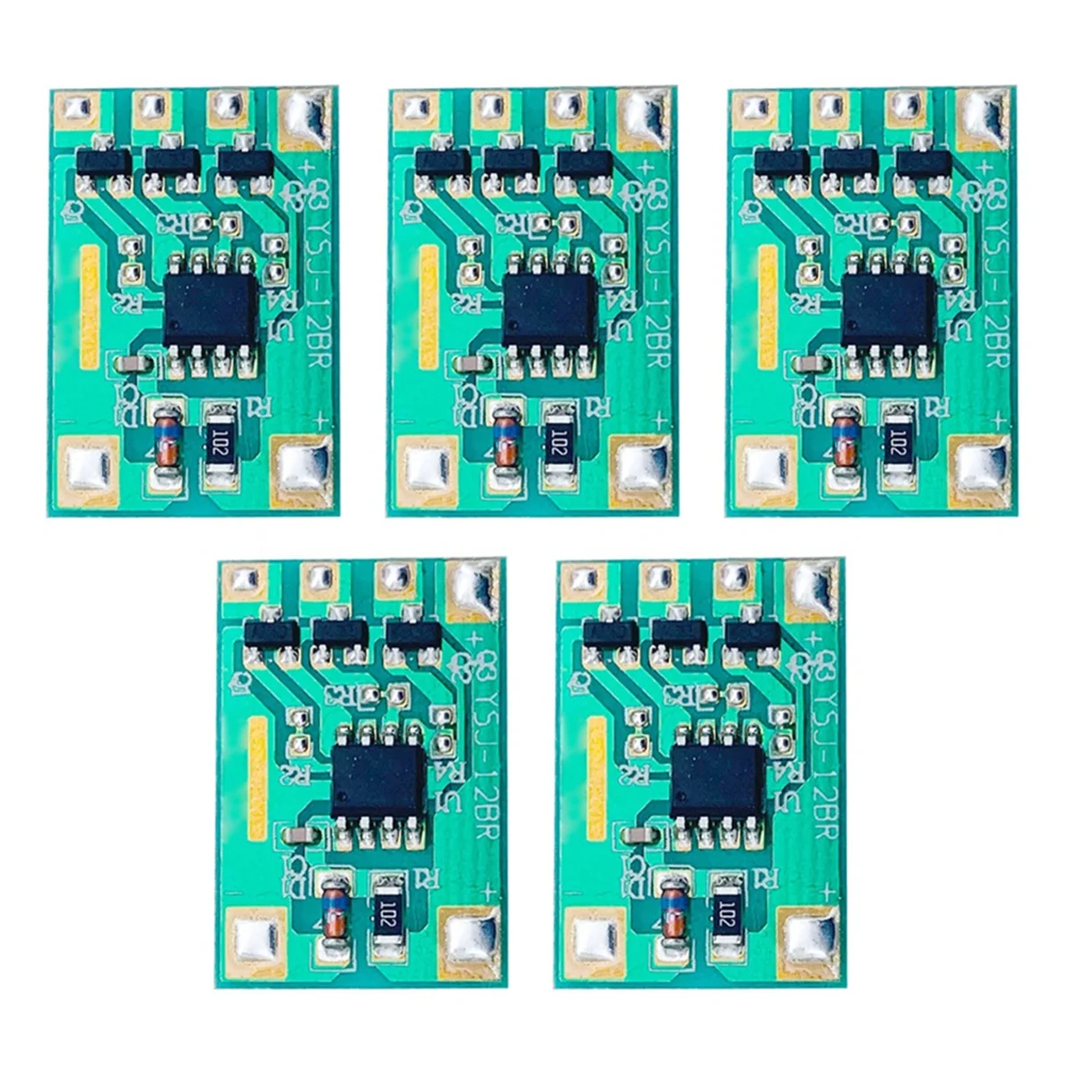 5Pcs Gradient Light Controller Automatic Dimmer Breathing Light Driver Module DC 3-12V with Slow Flashing Chip IC