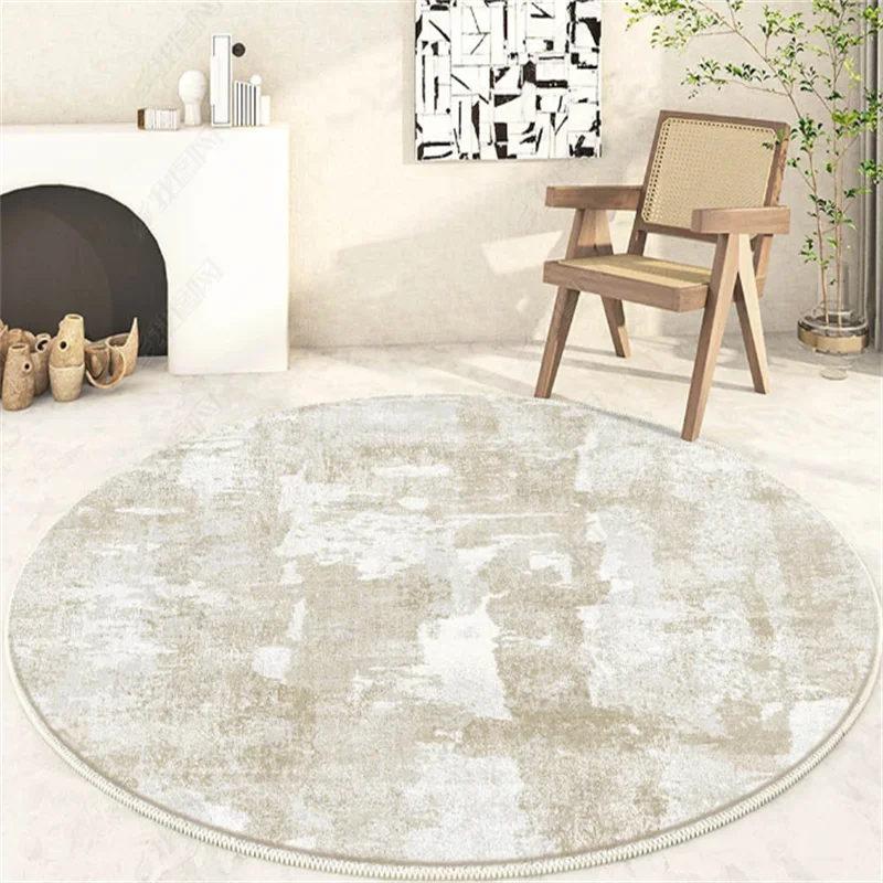 Art Abstract Round Carpet Living Room Study Tea Table Rug Bedroom Bedside Carpets Hanging Chair Computer Desk Dressing Table Mat