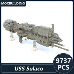 Sulaco Spaceship Model Moc Building Blocks Space Series Diy Assembled Bricks Educational Creative Display Xmas Toy Gifts 9737PCS