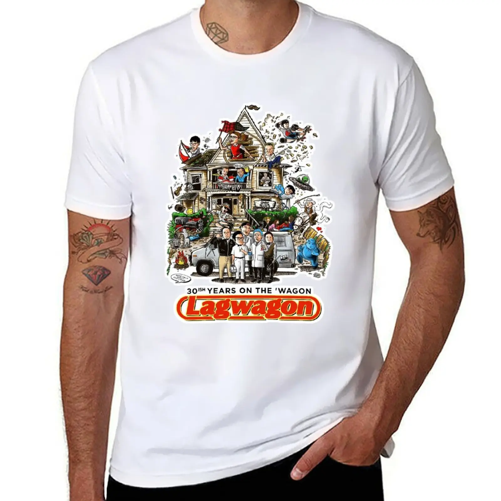 

New College Lagwagon Best Seller Of Punk Rock T-Shirt t shirts for man cotton soft t shirts for man pack cotton T-Shirt