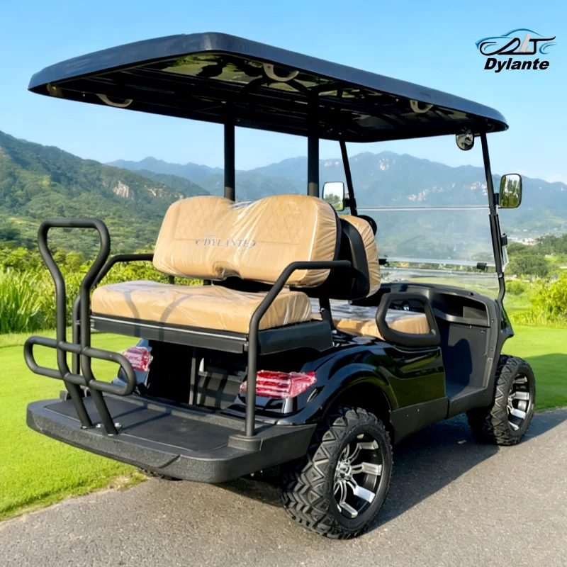 العلامة التجارية الصين 2 4 6 مقاعد جودة عالية منخفضة الكربون نمط الحياة على الطرق الوعرة عربة جولف شحن مخصص اللون عربة جولف كهربائية