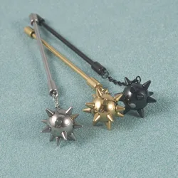 1PC Surgical Steel Meteor Hammer Dangle Trident Industrial Barbell Helix Cartilage Tragus Earring Piercing Straight Bar Jewlery