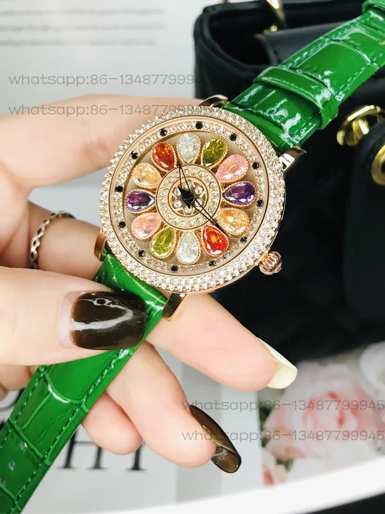 

Times Come and Go, Large Dial Watch, Women's Diamond-encrusted Gypsy Star, Fashionable Luxury High-end Atmospheric Women's Watch