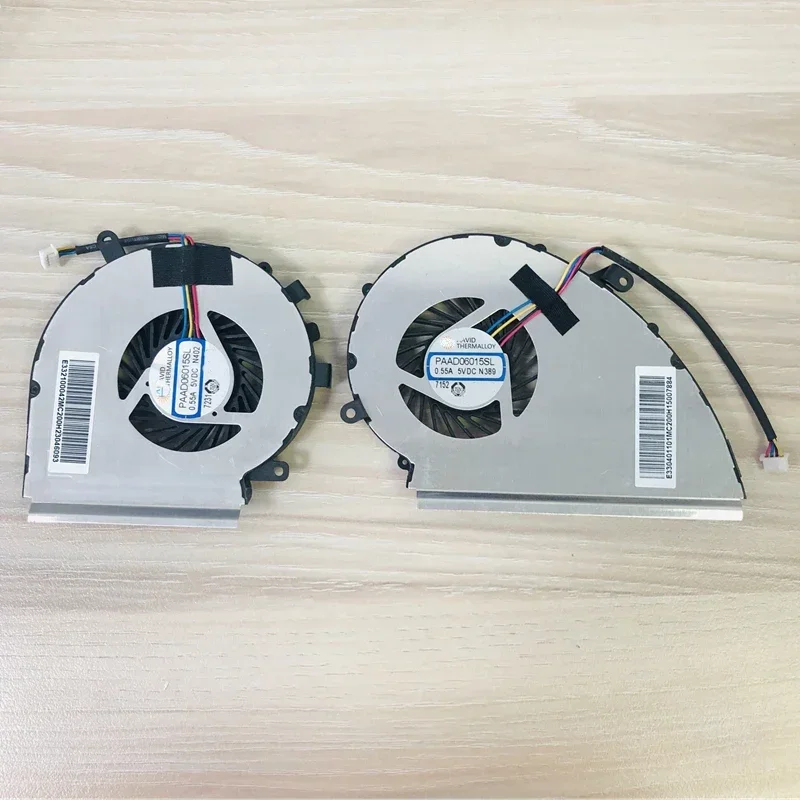 جديد الأصلي محمول وحدة المعالجة المركزية GPU مروحة التبريد ل MSI GE72VR GP72MVR 6RF MS-179B 16J8 16JB برودة PAAD06015SL N366 N372 N389 N402 N404