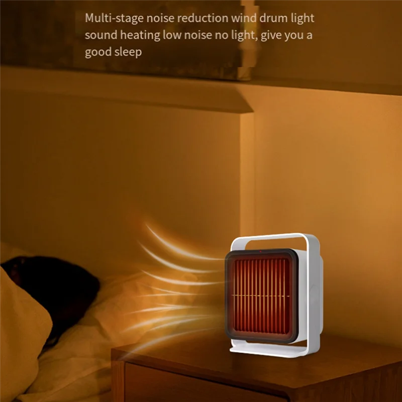 

AB42-Космический обогреватель, мини-электрический обогреватель мощностью 600 Вт, 45 ° Регулируемый угол, защита от опрокидывания и перегрева, белая вилка европейского стандарта, простая в использовании