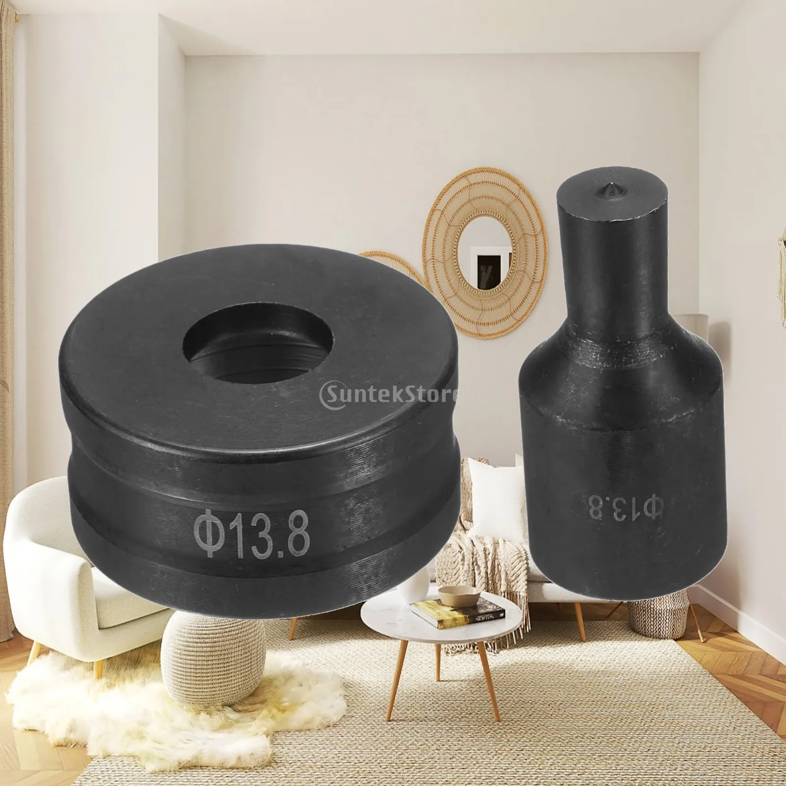 Hole Punch Die 40cr Steel Heavy Duty Knockout Punch Set Smooth Round Cutting Reliable for Industrial Work