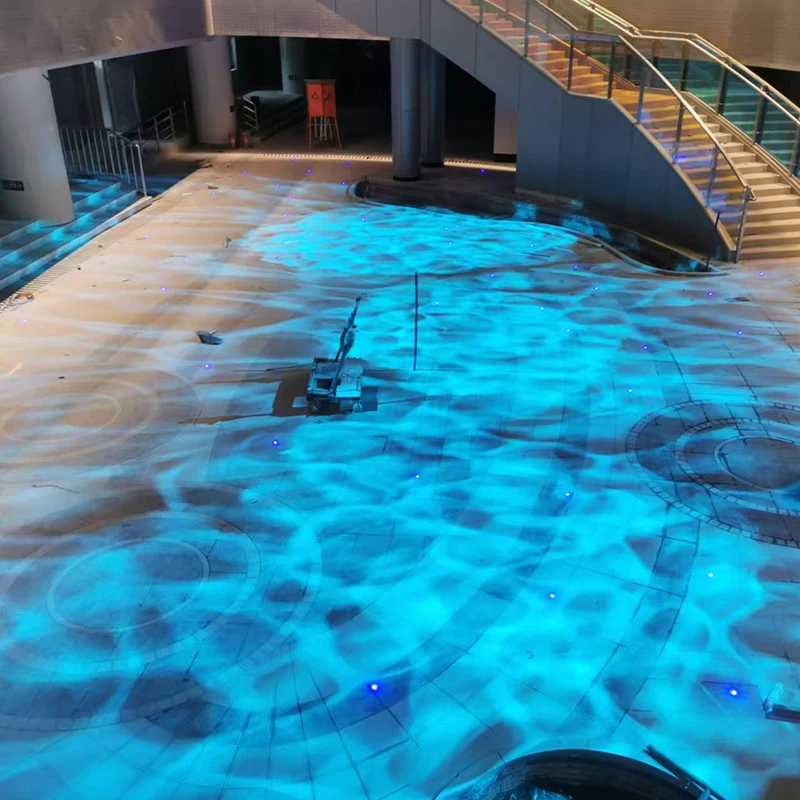 Remote Control 420 Watt Outdoor Water Wave Light Emitting Diode Pattern Projector IP65 Select One of 6 Color Wave Lights