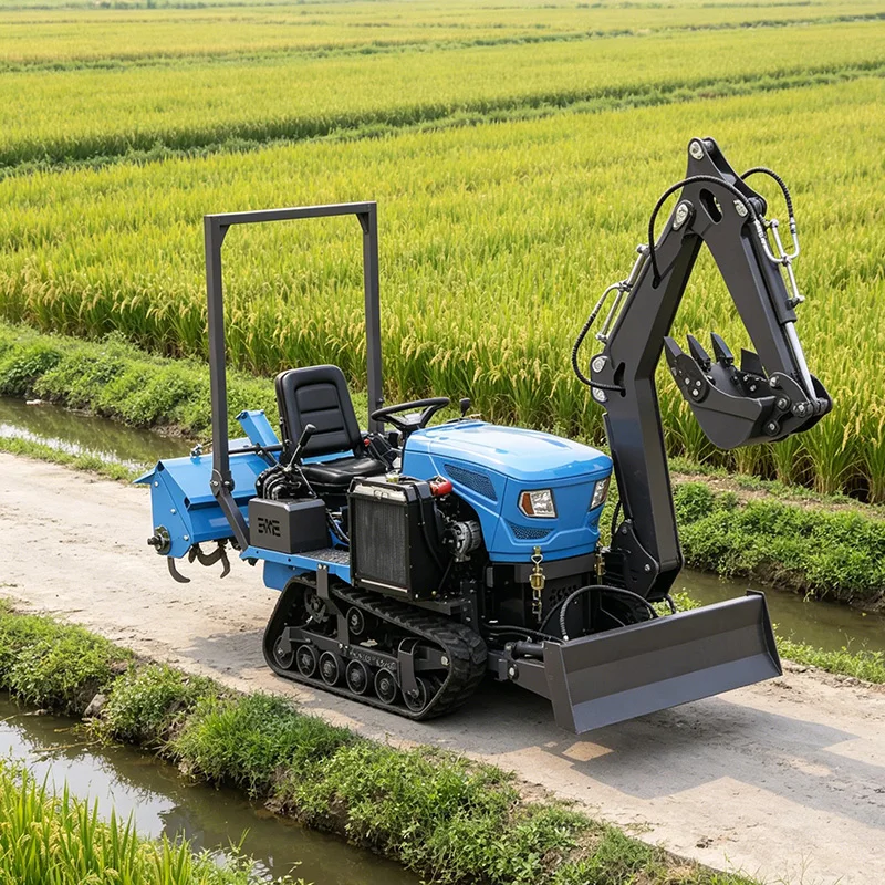 

Customized Middle Cultivator Enhancing Rotary Tiller and Micro Tiller for Crawler Tractor and Ride-On Use