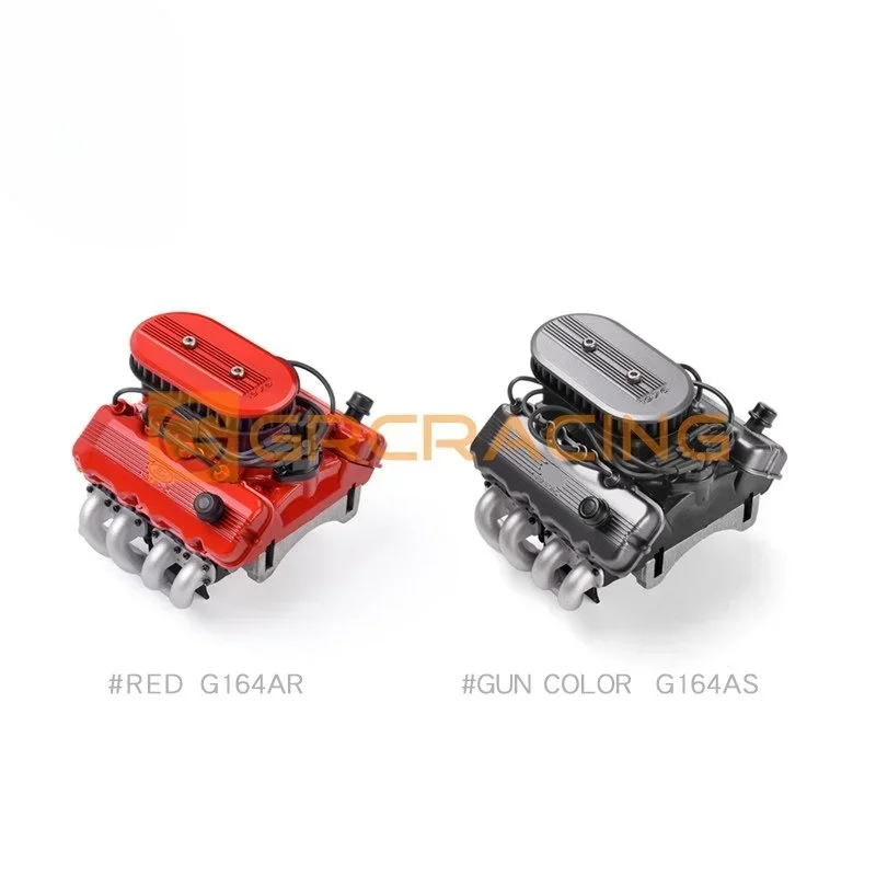 Rc Car  1976 F76 V8 Simulate Engine Motor Cooling Fans Radiator For 1/10 Rc Crawler Trxs Trx4 Trx6 Axial Scx10 D90 D100