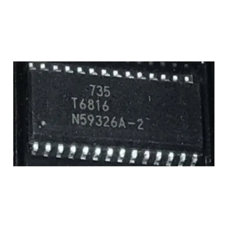 

Electrical Components 10PCS T6816-TIQ T6816 SOP-28 Imported Chip Air Conditioning Panel Chip