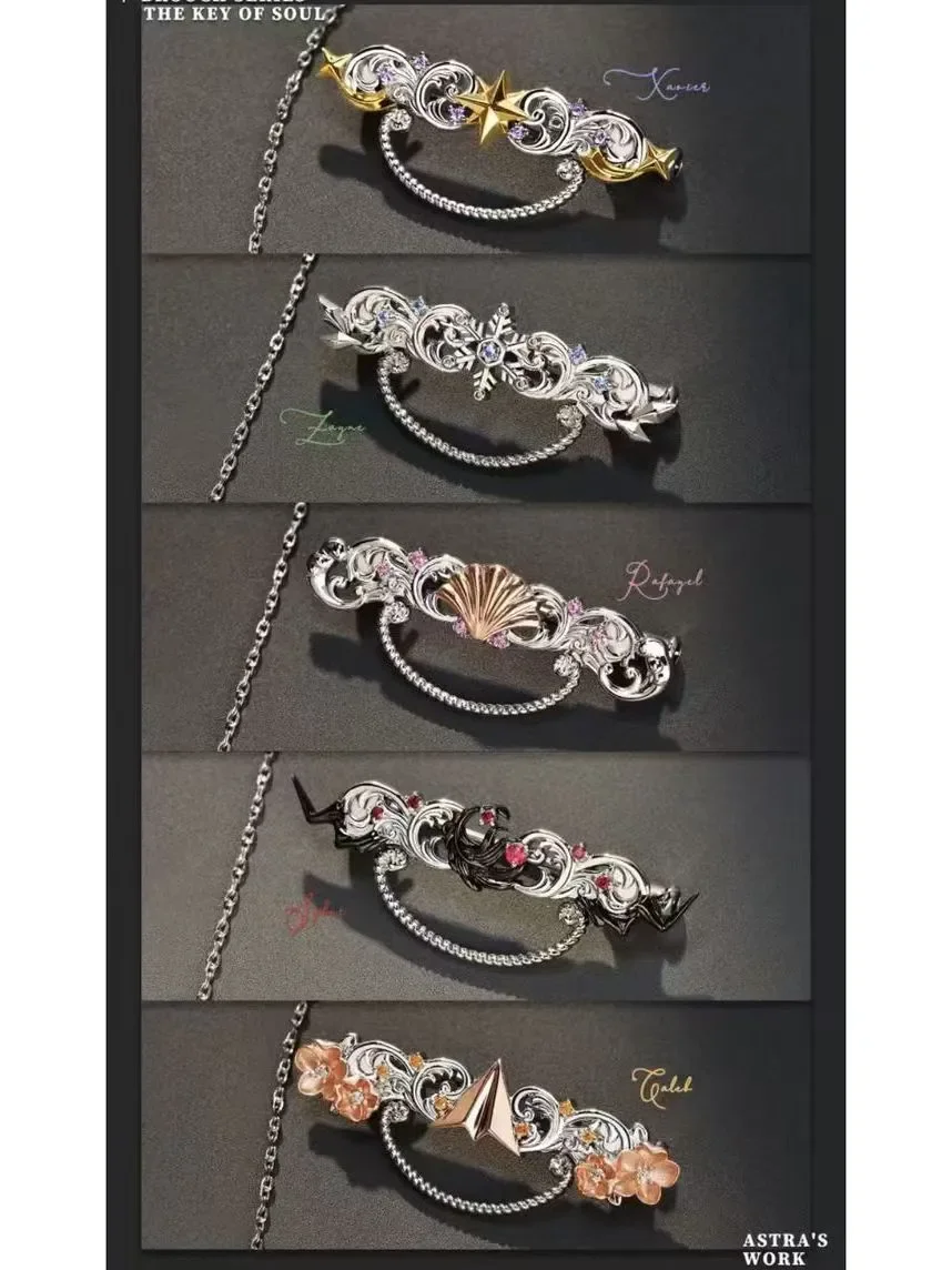 

Игровая брошь-значок Game Love and Deepspace: Xavier, Zayne, Rafayel, Sylus, Caleb – креативный аксессуар для рюкзака и одежды, подарок на Хэллоуин