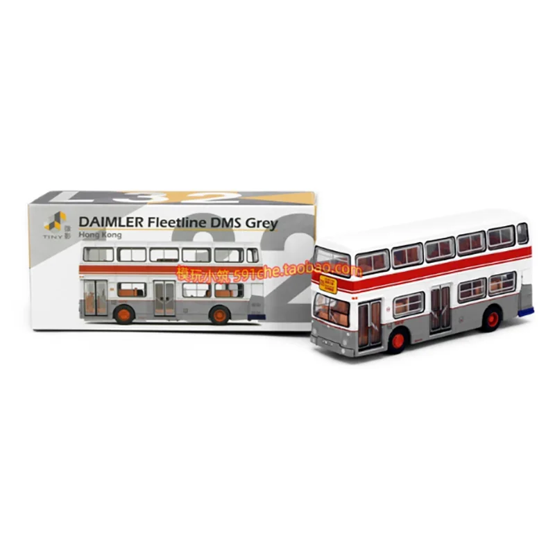 

Tiny 1:110 Scale L32 DMS 709 alloy Hong Kong double-decker bus model Miniature Collection Simulation Toy Static Display