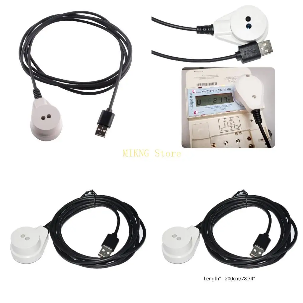 

USB -IR Инфракрасный оптический адаптер IEC62056/1107/DLMS CP2102 Чип IEC62056/1107/DLMS Прозрачная передача лучшая продажа